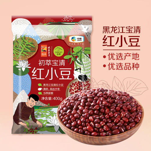 中粮初萃 宝清红小豆400g 杂粮 商品图0