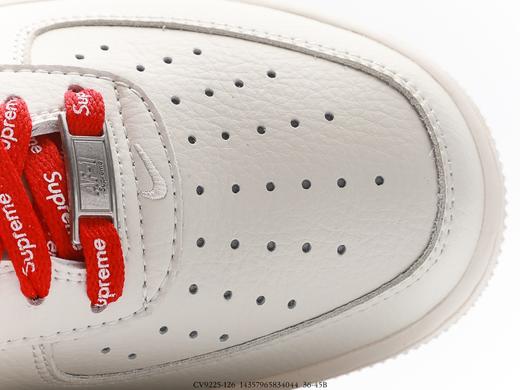 耐克Supreme X Nike 2020SS AIR Force 1 Low空军一号奶白联名休闲运动板鞋CV9225-126男女鞋 商品图7