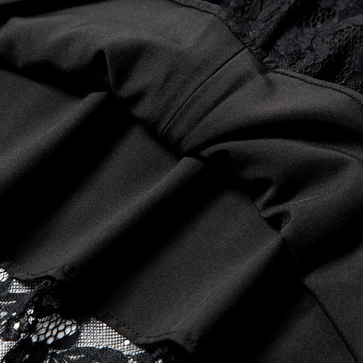 丁摩 春秋法式复古荷叶边套头衫时尚洋气打底小衬衫Q121184 商品图8