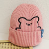 【深层保暖更舒适】帽子女春秋冬天ins潮小熊卡通可爱针织毛线百搭时尚护耳保暖冷帽 商品缩略图7
