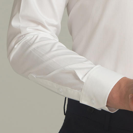 【40棉】罗蒙衬衫男长袖正装商务男士通勤百搭棉质纯色衬衣男 商品图9