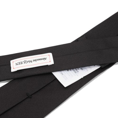 【国内现货】Alexander McQueen/亚历山大麦昆 2021款 男士桑蚕丝领带 662286 4002E 商品图4