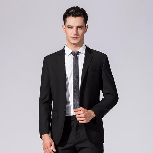 【人气爆款】西装男外套秋装时尚修身商务休闲通勤小西装单西服男 商品图14