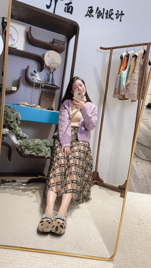 玛丽珍+水钻羊羔毛鞋丨blingbling水钻松紧带穿脱方便 一体式羊羔毛设计 保暖又实用 可爱软萌的设计师定制款 羊羔毛平底鞋 适合这个寒冷的秋冬 商品图14