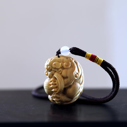 狮子挂件° 黄杨木 商品图1