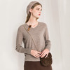 famecoco范可儿V领针织衫秋冬长袖内搭打底衫F218DD003 商品缩略图2