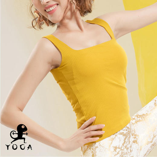 【七十二小时发货】壁虎瑜伽【2109SY112】防震美背文胸（有胸垫） 商品图5