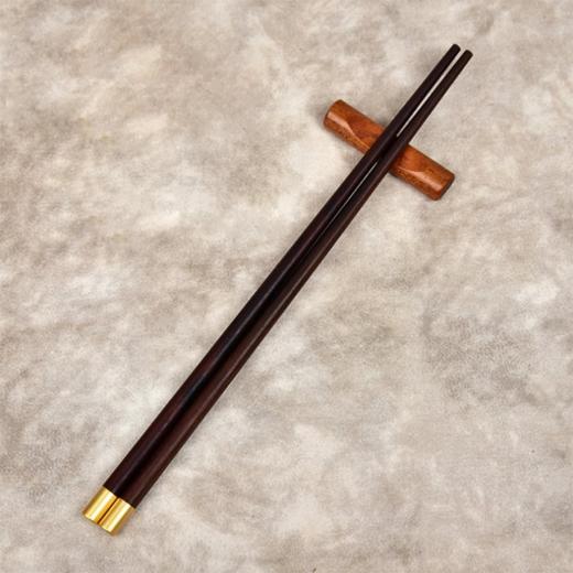 圆金福木筷（血檀） 商品图0
