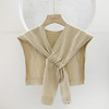 【魅力值飙升】秋冬新款可穿插搭肩小披肩纯色针织披肩外搭网红打结 商品缩略图9