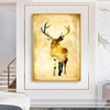 手绘抽象油画客厅现代简约吉祥麋鹿发财欧式美式客厅装饰画 商品缩略图2