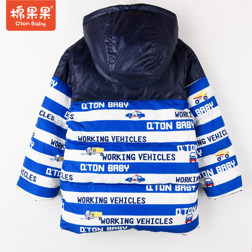 棉果果冬季男童中长款羽绒服M412102921681 商品图4
