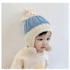 【给宝宝最温暖的呵护】儿童针织帽秋冬毛线时尚韩版帽男宝宝保暖护耳潮网红帽子 商品缩略图1