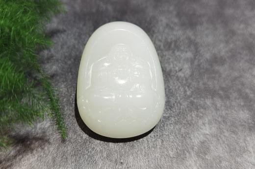 【御珠宫坊】羊脂白玉佛挂件 商品图6