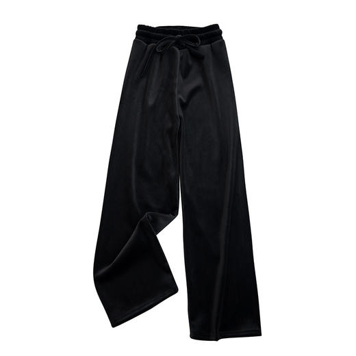 ADALOOK天鹅绒金丝阔腿裤加厚 商品图5