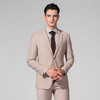 【人气爆款】西装男外套秋装时尚修身商务休闲通勤小西装单西服男 商品缩略图2