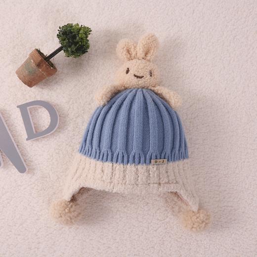 【给宝宝最温暖的呵护】儿童针织帽秋冬毛线时尚韩版帽男宝宝保暖护耳潮网红帽子 商品图10