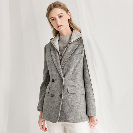 Famecoco范可儿西装羽绒服两件套冬款外套F218AJ014 商品图3