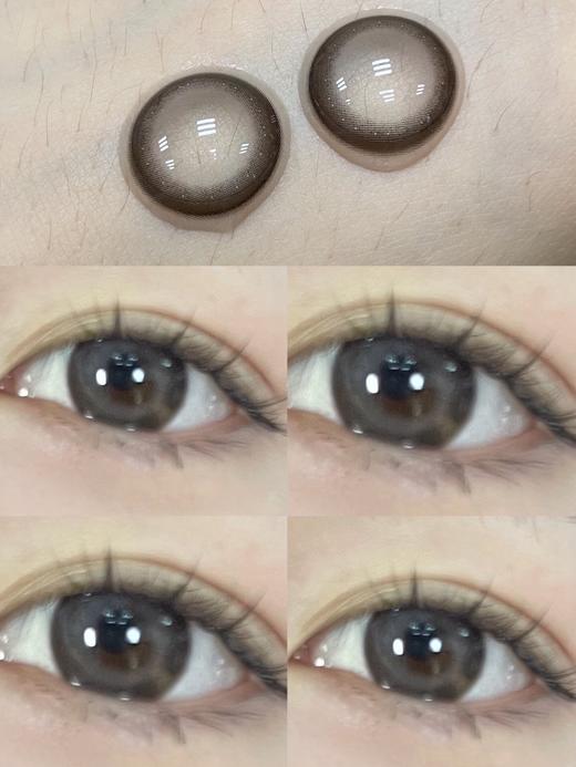 Hushlens 厚乳奶冻 年抛 2片 14.5mm 着色13.8mm 基弧8.6 含水38% 韩国进口HUSHLENS 商品图0