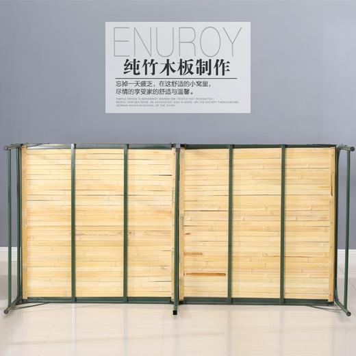 竹板床折叠床单人户外乘凉床行军床办公室简易家用午休陪护床 商品图2