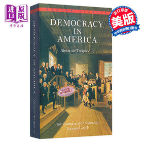 预售 【中商原版】民主在美国 论美国的民主 英文原版小说 Bantam Classics: Democracy in America 托克维尔