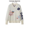 TeenieWeenie小熊V领套头针织衫毛衣宽松直筒韩版显瘦女秋冬外穿TTKW214T06T 商品缩略图4