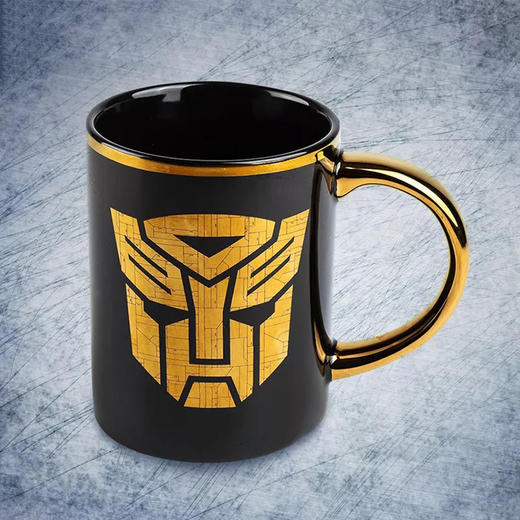 变形金刚博派黑金镶边马克杯居家生活