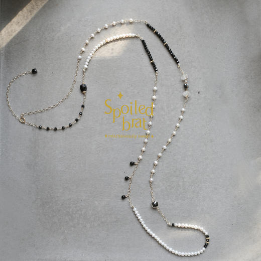 SpoiledBrat Jewelry尖晶石珍珠长鏈 商品图0