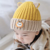 【舒享无感佩戴】新款宝宝秋冬季可爱超萌婴儿帽毛线帽保暖套头帽爱心针织帽子 商品缩略图3