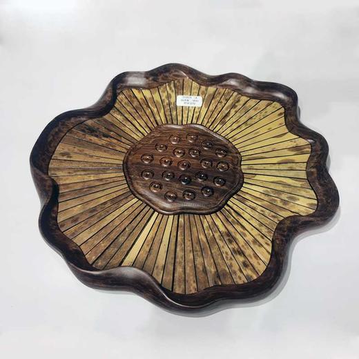 荷花茶盘° 湘妃竹 商品图0