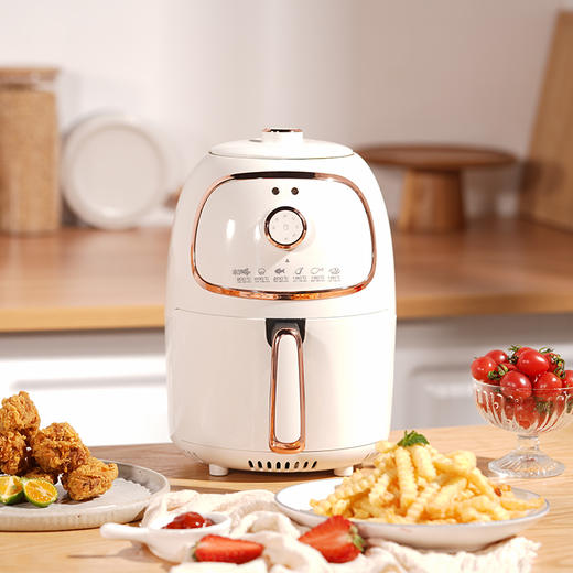 【石崎秀儿】SURE空气炸锅家用无油智能多功能电炸锅 2L 商品图0