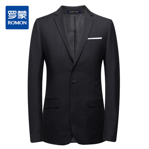 【人气爆款】西装男外套秋装时尚修身商务休闲通勤小西装单西服男 商品图0