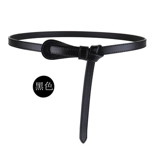 皮带女真皮ins风时尚装饰西装大衣配裙子毛衣收腰打结纯牛皮腰带 商品图6