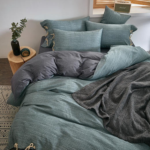 【欧贝尔返场】日系加厚磨毛四件套 商品图4