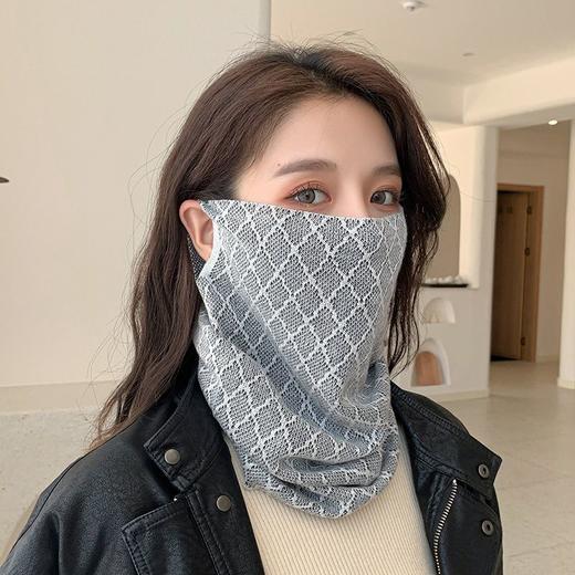 围脖女秋冬季韩版百变挂耳面罩保暖护颈脖套百搭围巾加厚防风口罩 商品图2