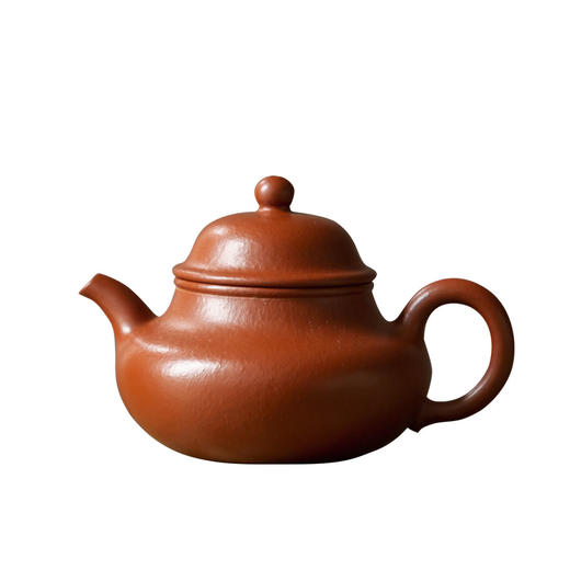 茶香记 紫砂壶 赵庄梨皮朱泥 矮潘壶 传统壶形 敦实圆润  茶壶 商品图4