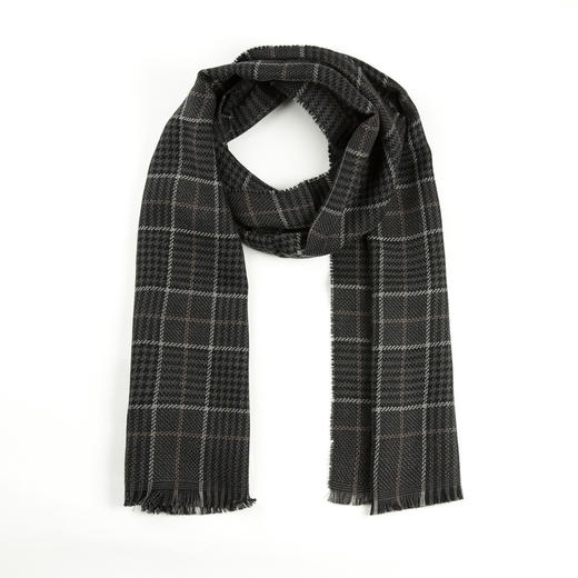 【MA.AL.BI.】意大利原产羊毛围巾男士围巾 商品图0