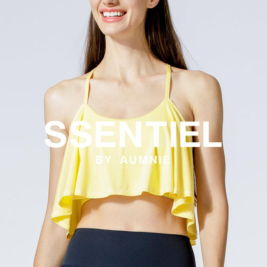 莫代尔金沙露脐上衣 Modal Sands Cropped Top 含胸垫 商品图3