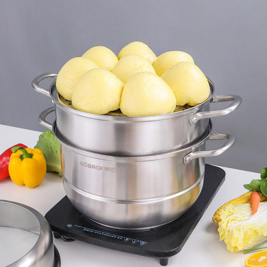 康巴赫304不锈钢三层蒸锅32cm 商品图5