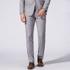 罗蒙西裤男秋装修身款纯色简约商务通勤上班职业男长裤子 商品缩略图12