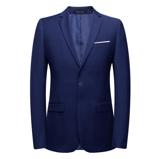 【人气爆款】西装男外套秋装时尚修身商务休闲通勤小西装单西服男 商品图3