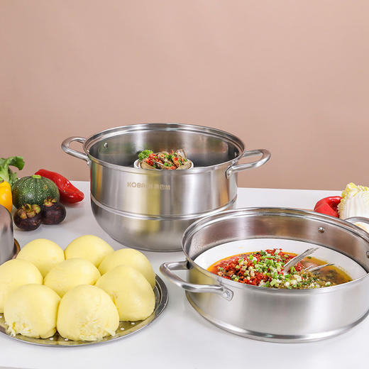 康巴赫304不锈钢三层蒸锅32cm 商品图11