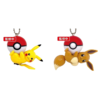 TOMY 精灵宝可梦 皮卡丘 伊布 精灵球吊锤 钥匙扣 商品缩略图0