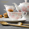 【浪漫晨曦咖啡具】华光陶瓷浪漫晨曦21件套咖啡杯套装骨瓷英式欧式美洲咖啡具锦盒礼品 商品缩略图3
