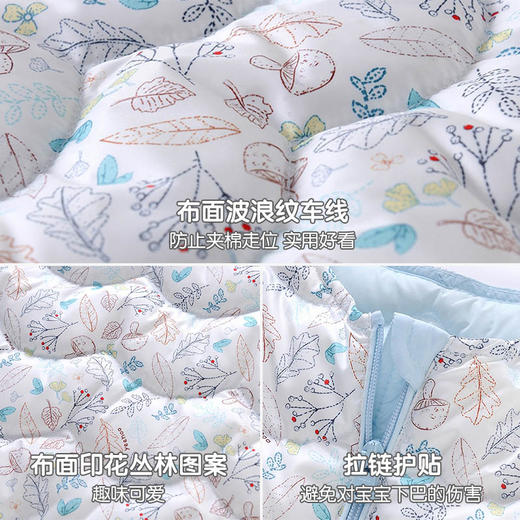 英氏保暖羽绒连体衣婴儿家居鹅绒火山岩防钻绒长蛤冬 YZJAJ41020A 商品图2