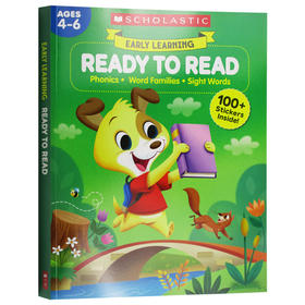 学乐早教英语练习册 准备阅读 英文原版 Scholastic Early Learning Ready to Read 儿童英语启蒙教材教辅 英文版原版书籍 正版