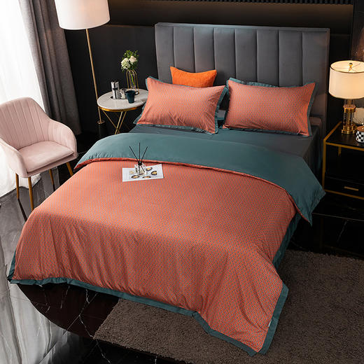 【欧贝尔专场】兰精天丝四件套 商品图0