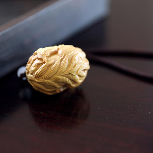 狮子挂件° 黄杨木 商品图3