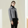METTE羊绒世家2021年女士羊毛大衣短款直筒宽松毛呢双面呢小外套 商品缩略图2