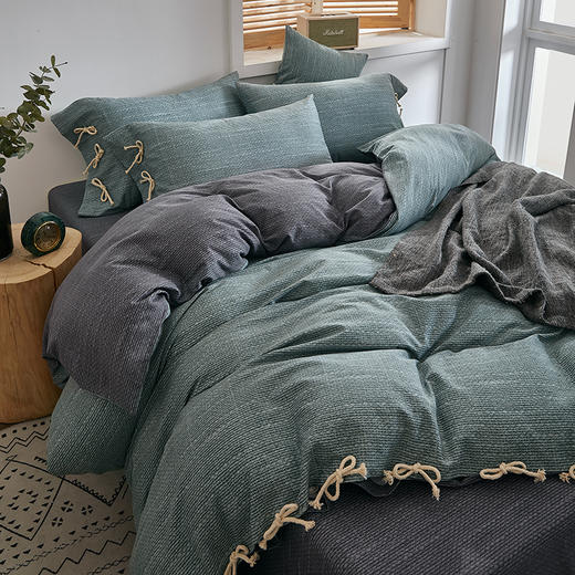 【欧贝尔返场】日系加厚磨毛四件套 商品图3