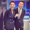 IWY/谢颖颖-主持人同款藏青色售楼部职业装西服装套装女商务通勤干练经理上班工作服正装CP369 商品缩略图0